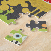 Kleine leuke grappige monsters legpuzzel (Zijkant)
