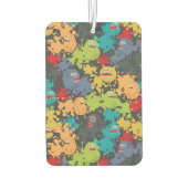 Kleine leuke grappige monsters luchtverfrisser (Achterkant)