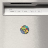 Kleine leuke grappige monsters magneet (Insitu (Vaatwasser))