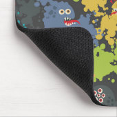 Kleine leuke grappige monsters muismat (Hoek)