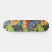 Kleine leuke grappige monsters persoonlijk skateboard (Horizontaal)