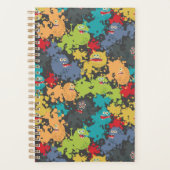 Kleine leuke grappige monsters planner (Voorkant)