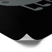 Kleine leuke grappige monsters poster (Hoek)