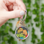 Kleine leuke grappige monsters sleutelhanger (Hand)