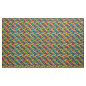 Kleine leuke grappige monsters stof (Yard (91,4 cm))