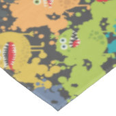 Kleine leuke grappige monsters tafelkleed (Gekanteld)