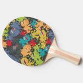 Kleine leuke grappige monsters tafeltennisbatje (Zijkant)