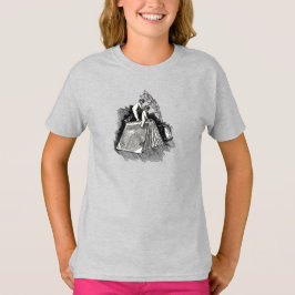 Kleine lezer Cherubs en Boeken T-shirt