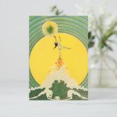 “Kleine liedjes als bellen barsten” door D S Walke Bedankkaart (Staand voorkant)