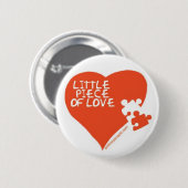 Kleine liefdesbadge ronde button 5,7 cm (Voorkant /achterkant)