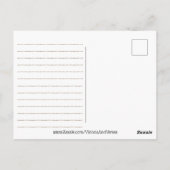 Kleine liefdesbrief briefkaart (Achterkant)
