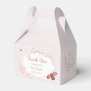 Kleine Liefdeskever Bloem Meisje Baby Shower Bedankdoosjes