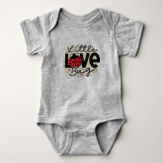 Kleine Liefdeskever Valentijn Romper (Voorkant)