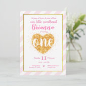 Kleine liefhebber Valentijn Eerste verjaardag Uitn Kaart (Staand voorkant)