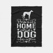 Kleine liefhebbers van Whippet Fleece Deken (Voorkant)