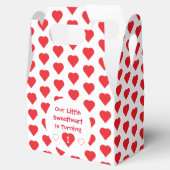 Kleine liefje 1e verjaardag bedankdoosjes (Geopend)