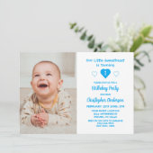 Kleine liefje 1e verjaardag kaart (Staand voorkant)