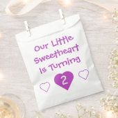 Kleine liefje 2e verjaardag bedankzakje (Geknipt)