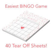 Kleine Liefje Baby Shower Bingo Game Tear Offs Notitieblok