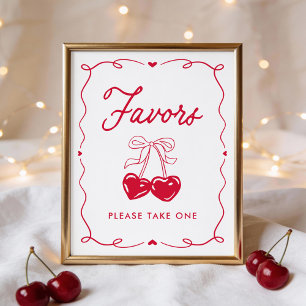 Kleine Liefje Baby Shower Favoren Bord Poster