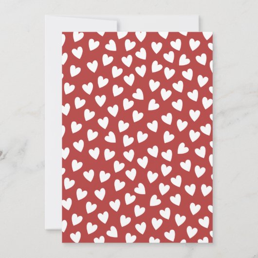 Kleine liefje Baby shower van Cute Valentijns Kaart (Achterkant)