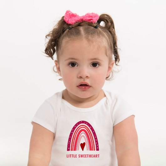 Kleine Liefje Boho Regenboog Valentijn Romper