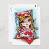 Kleine liefje briefkaart (Voorkant / Achterkant)