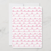 Kleine liefje eerste verjaardag Roze liefdeshart Kaart (Achterkant)