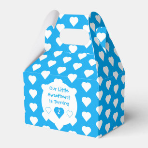 Kleine liefje geboortedag bedankdoosjes