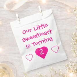 Kleine liefje geboortedag bedankzakje