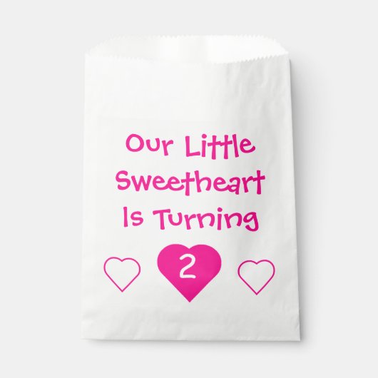 Kleine liefje geboortedag bedankzakje (Voorkant)