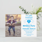 Kleine liefje geboortedag kaart (Staand voorkant)