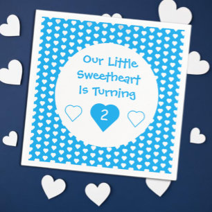 Kleine liefje geboortedag servet