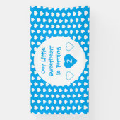 Kleine liefje geboortedag spandoek (Verticaal)