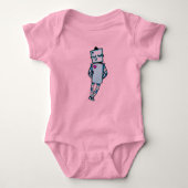 Kleine liefje Robot Baby Crawler Romper (Voorkant)