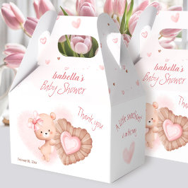 Kleine liefje Roze Valentijnse Baby showers Bedankdoosjes