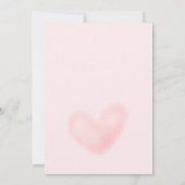 Kleine liefje Roze Valentijnse Baby showers Kaart (Achterkant)