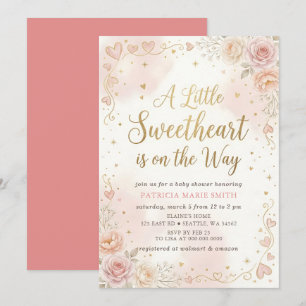 Kleine Liefje Valentijns Meisje Baby Borrel Kaart