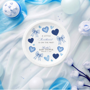 Kleine Liefje Valentijnsdag Baby Shower Papieren Bordje
