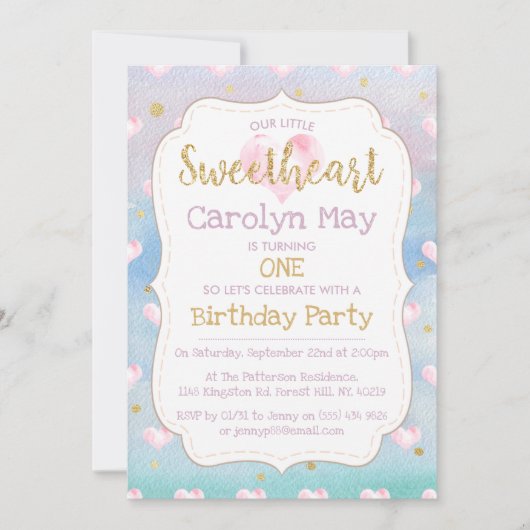 Kleine liefje Valentijnsdag Birthday Kaart (Voorkant)