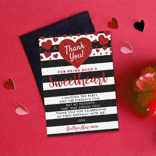 Kleine liefje Valentijnsdag Elke zondag Bedankkaart