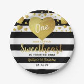 Kleine liefje Valentijnsdag Elke zondag Papieren Bordje (Voorkant)