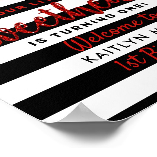 Kleine liefje Valentijnsdag Elke zondag Poster (Hoek)