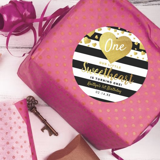 Kleine liefje Valentijnsdag Elke zondag Ronde Sticker