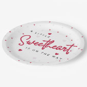 Kleine liefje - Valentijnsdag Papieren Bordje (Gekanteld)