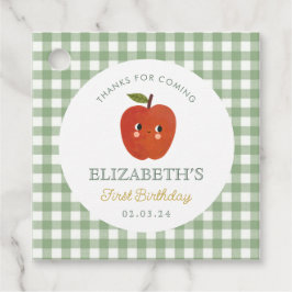 Kleine lieve appel eerste verjaardag bedankjes labels