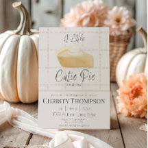 Kleine lieve schat aquarel roze herfst babyshower