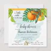 Kleine lieve schat baby shower oranje (Voorkant)