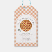 Kleine lieve schat herfst baby shower cadeaulabel (Voorkant)