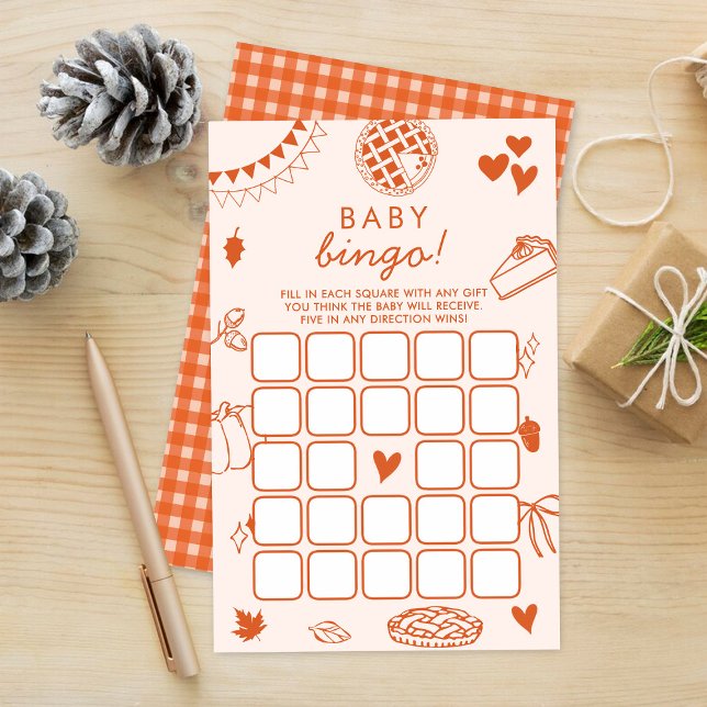 Kleine lieve schat herfst babyshower bingospel (Creator heeft geüpload)
